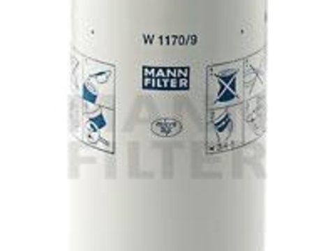 Filtru ulei FORD Cargo, MG (SAIC) 3 - MANN-FILTER W 1170/9