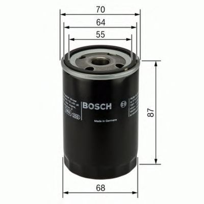 Filtru ulei FORD KA RU8 BOSCH 0986452041