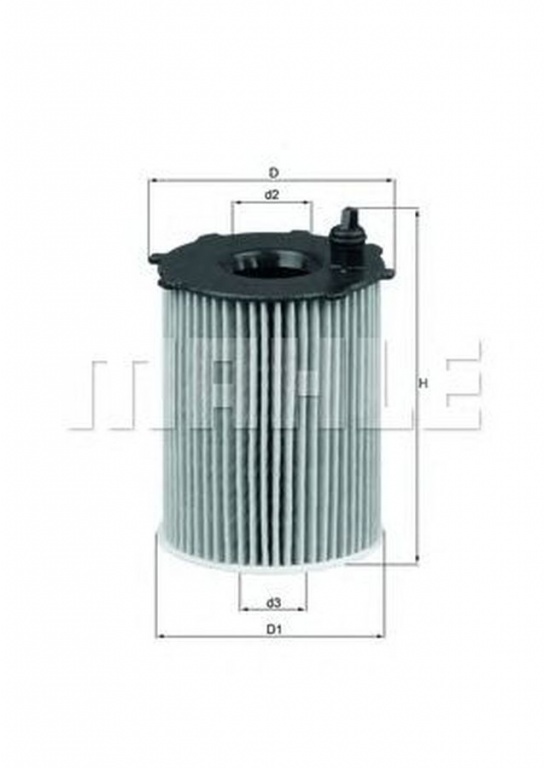 Filtru ulei FORD MONDEO V Turnier MAHLE ORIGINAL OX1712D