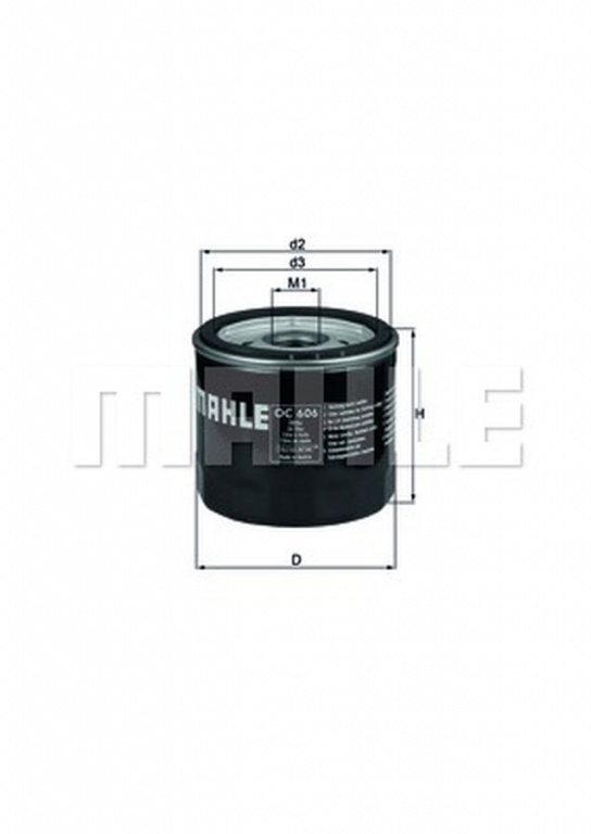 Filtru ulei FORD PUMA EC MAHLE ORIGINAL OC606
