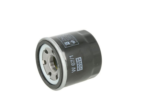 FILTRU ULEI HONDA INSIGHT (ZE) 1.0 IMA (ZE1, ZE18, ZE13) 76cp MANN-FILTER W 67/1 2000 2001 2002 2003 2004 2005 2006