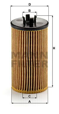 Filtru ulei (HU6122X MANN-FILTER) ALFA ROMEO,CHEVROLET,FIAT,HOLDEN,OPEL,SAAB,SUZUKI,VAUXHALL