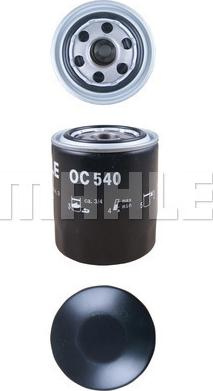 Filtru ulei HYUNDAI GRACE H-1 H-1 - STAREX H-1 CARGO H-1 TRAVEL H100 H350 PORTER TERRACAN KIA BESTA BONGO CARNIVAL II CARNIVAL I HYUNDAI PORTER, Van, 05.2004 - KNECHT OC 540