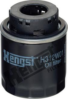 Filtru ulei insurubat 3-4inch-16UNF se potrivește. AUDI A3 SEAT ALTEA ALTEA XL IBIZA IV IBIZA IV SC LEON SKODA OCTAVIA II SUPERB VW GOLF VI Variant (AJ5), Van, 07.2009 - 05.2014 Hengst Filter H312W01