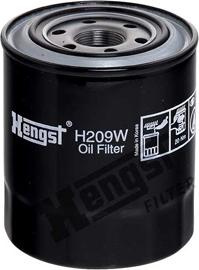 Filtru ulei insurubat M26x15mm se potrivește. HYUNDAI GALLOPER II GRACE H-1 H-1 - STAREX H100 PORTER TERRACAN KIA CARNIVAL I MAZ FORD FUSION (FUSION), Sedan, 05.2006 - 12.2012 Hengst Filter H209W