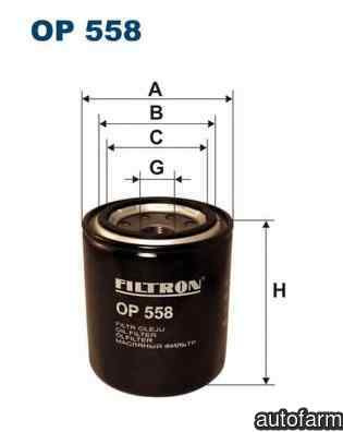 Filtru ulei ISUZU GEMINI (JT) FILTRON OP558