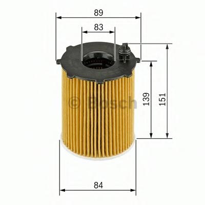 Filtru ulei JAGUAR S-TYPE limuzina (CCX), PEUGEOT 607 limuzina (9D, 9U), JAGUAR XJ limuzina (X350, X358) - BOSCH 1 457 429 307