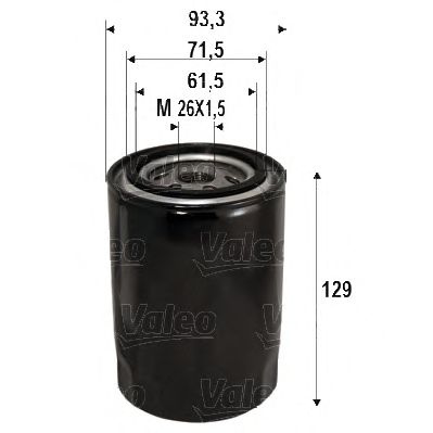 Filtru ulei KIA SORENTO I (JC) (2002 - 2009) VALEO