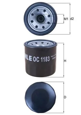 Filtru ulei KNECHT MAZDA CX-5 (KE, GH) 2011-2017 - OC 1183