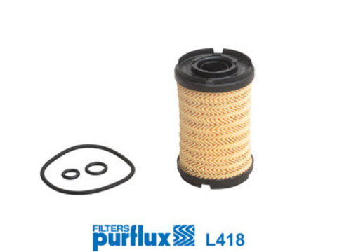 Filtru ulei L418 PURFLUX pentru Vw Passat Seat Alhambra Seat Leon Vw Eurovan Vw Kombi Vw Transporter Vw Multivan Skoda Octavia Vw Jetta Vw Vento Skoda Superb Skoda Yeti Skoda Laura Audi A6 Vw Golf Audi A1 Vw Eos Vw Crafter Vw Sharan Skoda Roomster Au