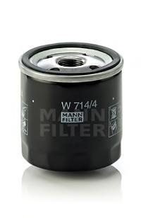 Filtru ulei LANCIA KAPPA (838A), ALFA ROMEO 145 (930), FIAT FIORINO caroserie (146) - MANN-FILTER W 714/4