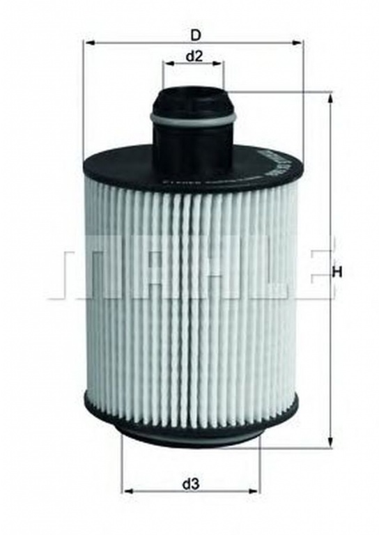 Filtru ulei LANCIA YPSILON 312 846 MAHLE ORIGINAL OX553D