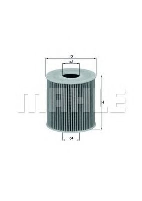 Filtru ulei LAND ROVER DISCOVERY SPORT (LC) (2014 - 2016) KNECHT OX 339/2D