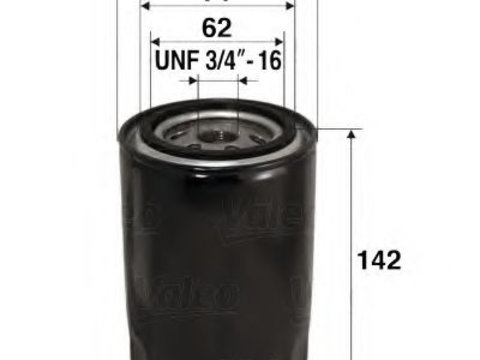 Filtru ulei LAND ROVER RANGE ROVER   (AE, AN, HAA, HAB, HAM, HBM, RE, RN) (1970 - 1995) VALEO 586024