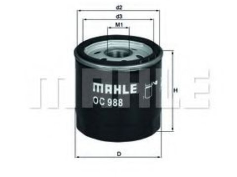 Filtru ulei LEXUS IS SportCross (2001 - 2005) MAHLE ORIGINAL OC 988