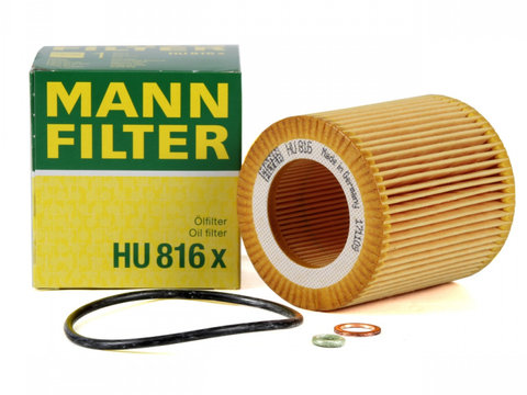Filtru Ulei Mann Filter Bmw Seria 7 F01 / F02 / F03 / F04 2008-2015 HU816X