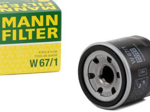 Filtru Ulei Mann Filter Nissan Almera 1 1996-2000 W67/1 SAN56625