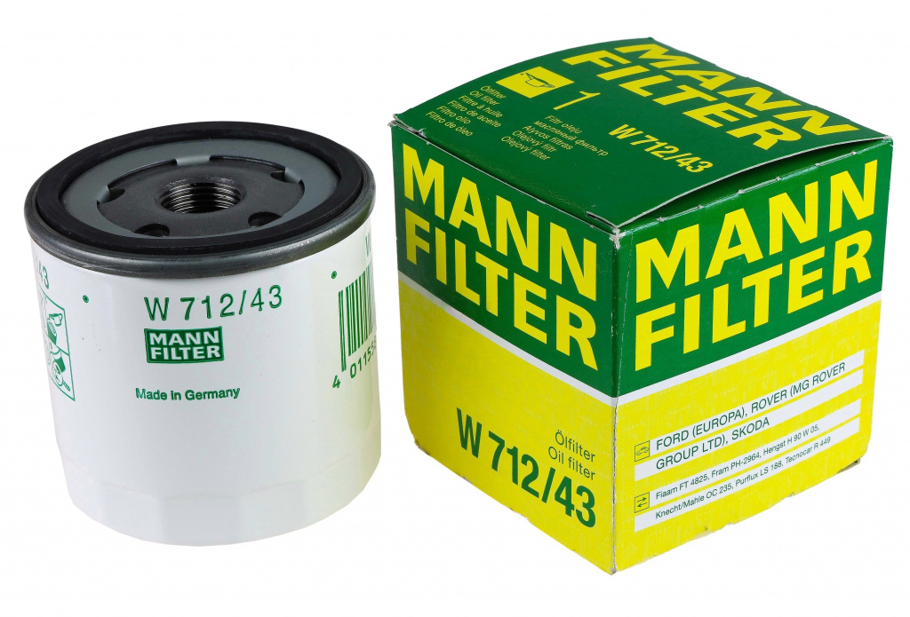 Filtru Ulei Mann Filter Skoda Favorit Forman 1989-1994 W712/43