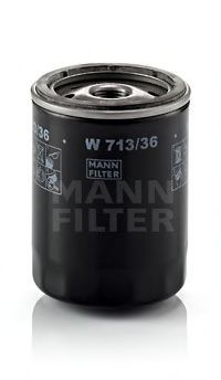 Filtru ulei MAZDA BT-50 (CD, UN) (2006 - 2016) MANN-FILTER W 713/36