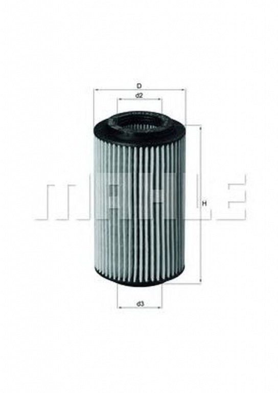 Filtru ulei MERCEDES-BENZ GLK-CLASS X204 MAHLE ORIGINAL OX1537D2