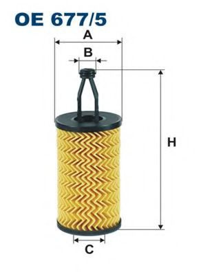 Filtru ulei MERCEDES S-CLASS cupe (C216) (2006 - 2013) FILTRON OE677/5