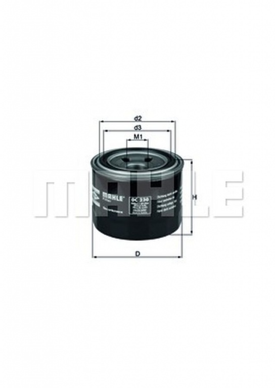 Filtru ulei MITSUBISHI COLT VI Z3 A Z2 A MAHLE ORI