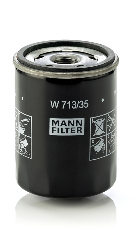 Filtru ulei # Mitsubishi Mirage 2004 2005 2006 2007 2008 2009 2010 2011 2012 # W 713 35 # MANN FILTER