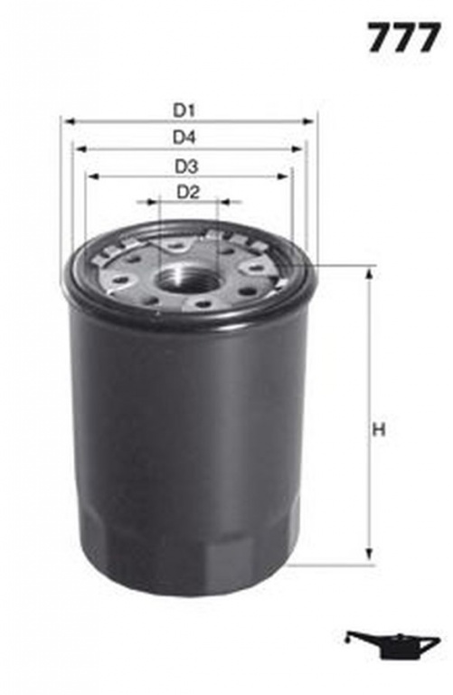Filtru ulei MITSUBISHI PAJERO III autoturism de teren deschis V6 W V7 W LUCAS FILTERS LFOS193