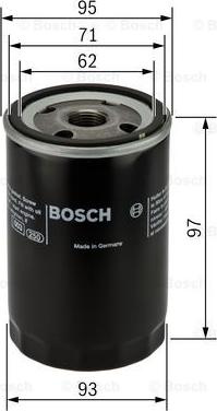 Filtru ulei NISSAN CABSTAR BOSCH 0 986 452 003