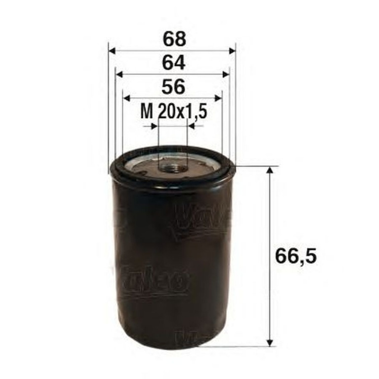 Filtru ulei NISSAN JUKE F15 VALEO 586022 PieseDeTop