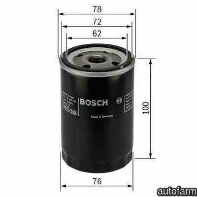 Filtru ulei OPEL ASTRA F hatchback (53_, 54_, 58_, 59_) BOSCH 0 451 103 232