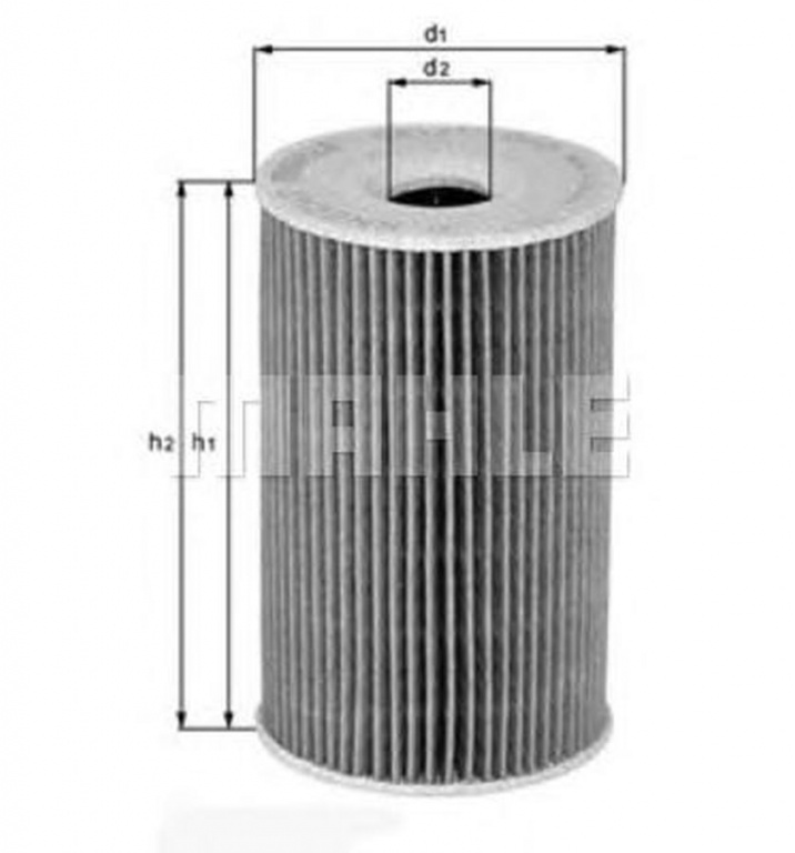 Filtru ulei PEUGEOT EXPERT caroserie VF3A VF3U VF3X MAHLE ORIGINAL OX3392D