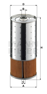 Filtru ulei (PF10551X MANN-FILTER) MERCEDES-BENZ,PUCH