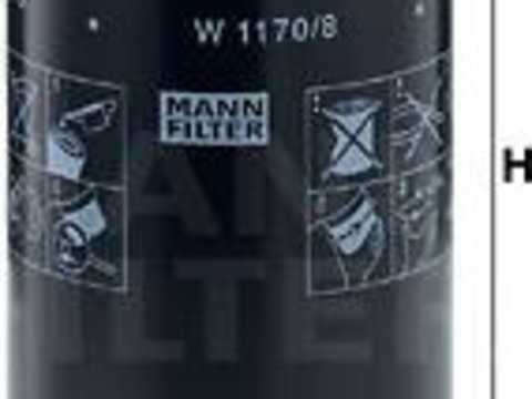 Filtru ulei Producator MANN-FILTER W 1170/5
