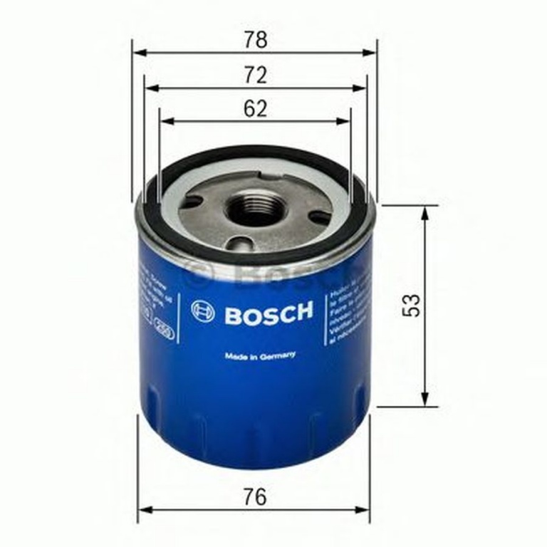 Filtru ulei RENAULT GRAND Scenic II JM0 1 BOSCH 0451103336