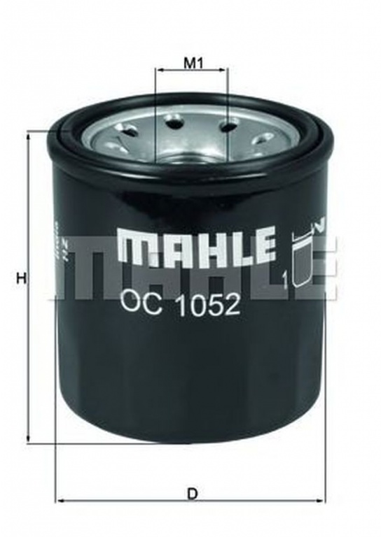 Filtru ulei RENAULT MEGANE IV MAHLE ORIGINAL OC1052