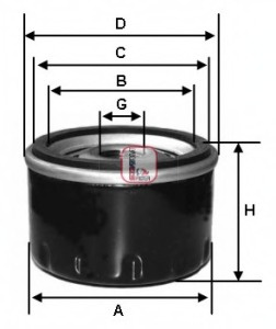 Filtru ulei S 3299 R SOFIMA pentru Opel Astra Opel Ampera Opel Zafira Opel Omega Opel Corsa Opel Vita Opel Combo Opel Vectra Opel Signum Opel Speedster Opel Tigra