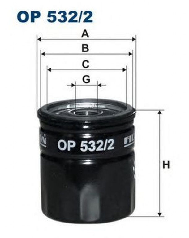 Filtru ulei SAAB 9-5 YS3E FILTRON OP5322