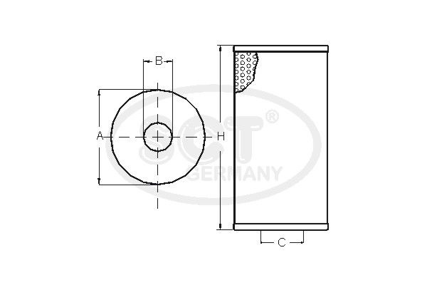 Filtru ulei SCT - MANNOL SH 425 P