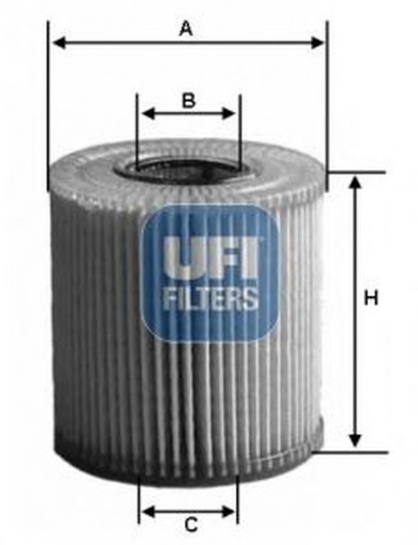 Filtru ulei SEAT IBIZA V 6J5 6P1 UFI 25.115.00