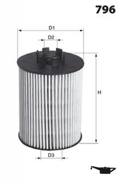Filtru ulei SEAT IBIZA V SPORTCOUPE 6J1 6P5 LUCAS FILTERS LFOE235