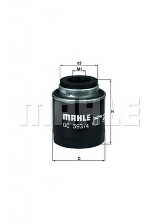 Filtru ulei SEAT IBIZA V SPORTCOUPE 6J1 6P5 MAHLE ORIGINAL OC5934