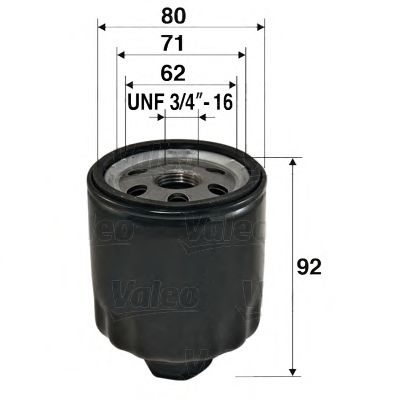 Filtru ulei SEAT TOLEDO III (5P2) (2004 - 2009) VALEO 586009 piesa NOUA