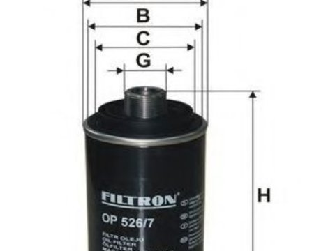 Filtru ulei SKODA OCTAVIA 2 Combi (1Z5) (2004 - 2013) FILTRON OP526/7