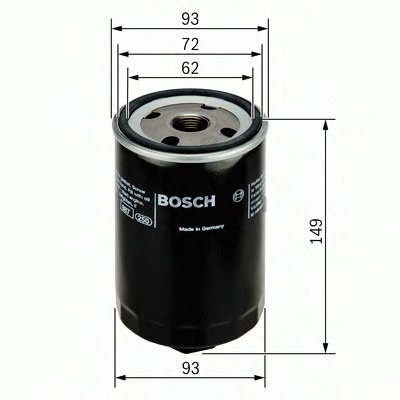 Filtru ulei # Skoda Superb 2001 2002 2003 2004 2005 2006 2007 2008 # F 026 407 004 # BOSCH