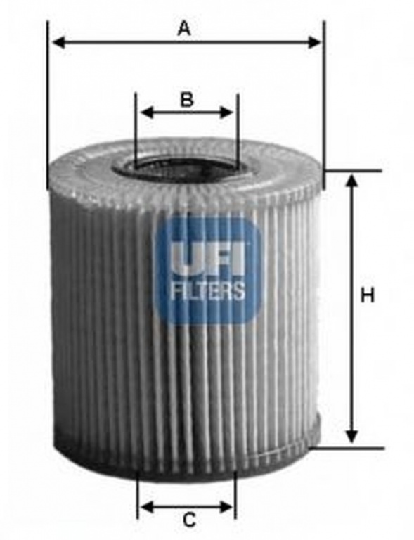 Filtru ulei SKODA YETI 5L UFI 25.106.00