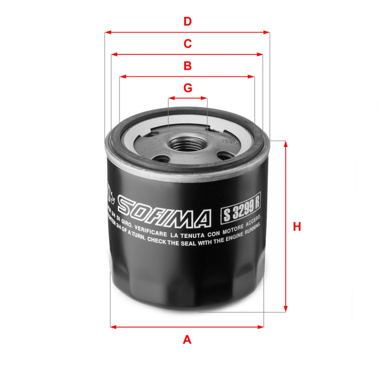 Filtru ulei SOFIMA S3299R la CHEVROLET NUBIRA combi 2005 2006 2007 2008 2009 2010