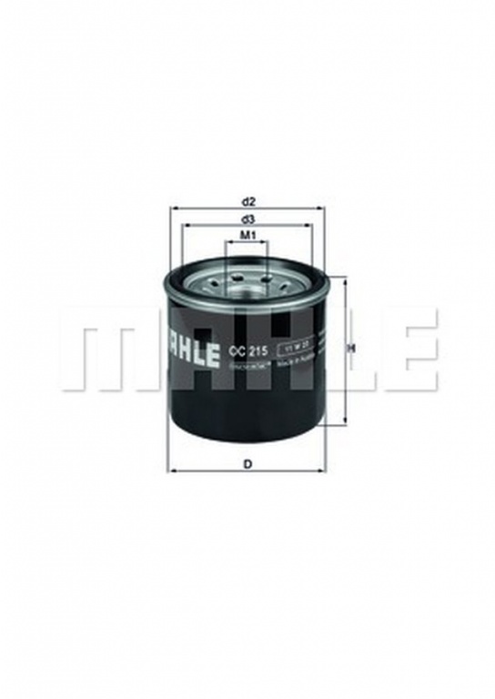Filtru ulei SUZUKI VITARA LY MAHLE ORIGINAL OC215