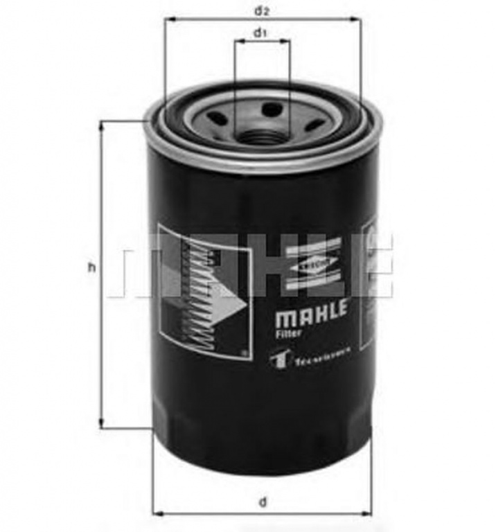 Filtru ulei TOYOTA HIACE IV caroserie LXH1 RZH1 LH1 MAHLE ORIGINAL OC275