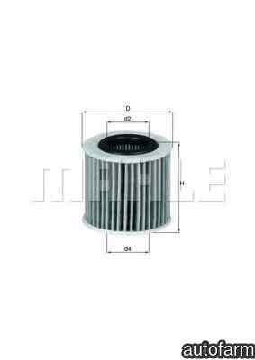Filtru ulei TOYOTA PRIUS PLUS (ZVW4_) KNECHT OX 416D1
